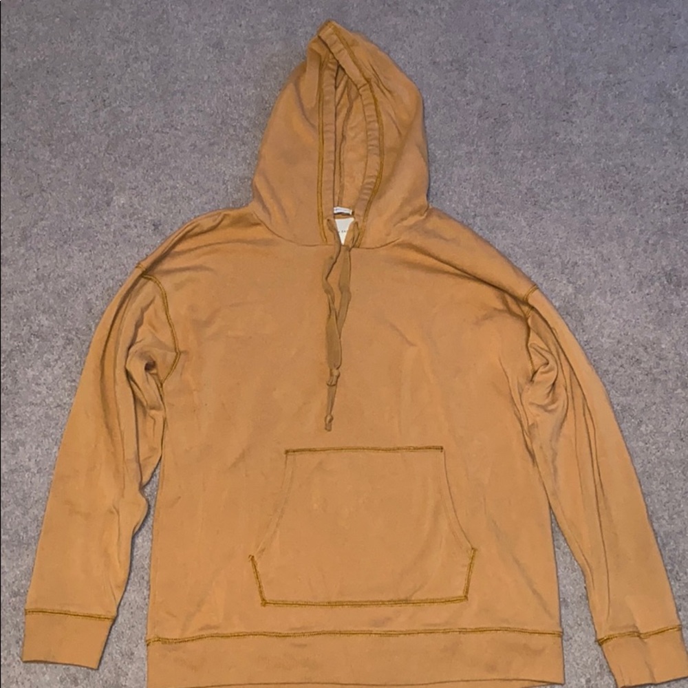Mustard American Eagle Hoodie